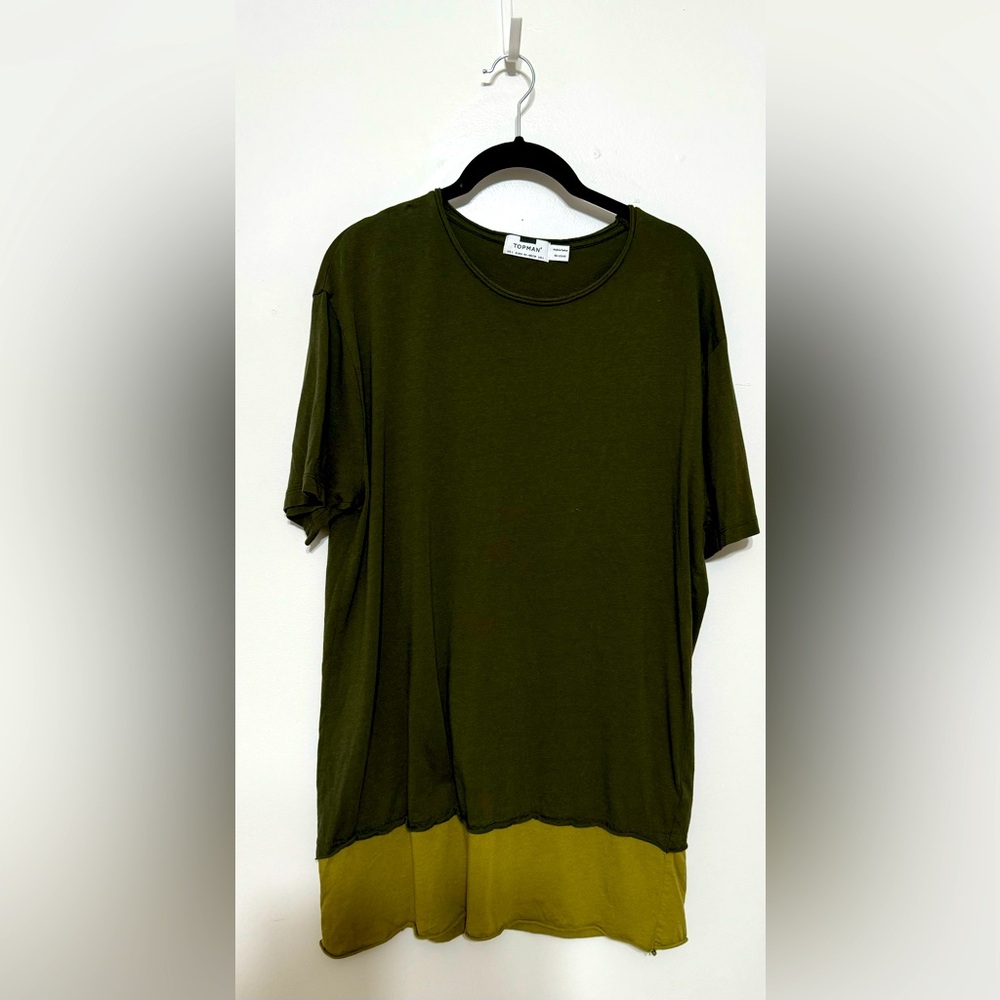 Long cut short sleeve shirt